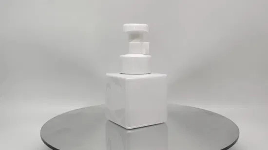 뜨거운 판매 베이비 케어 400ml 600ml 사각형 OEM 인쇄 거품기 플라스틱 병 얼굴 깨끗한 병 포장